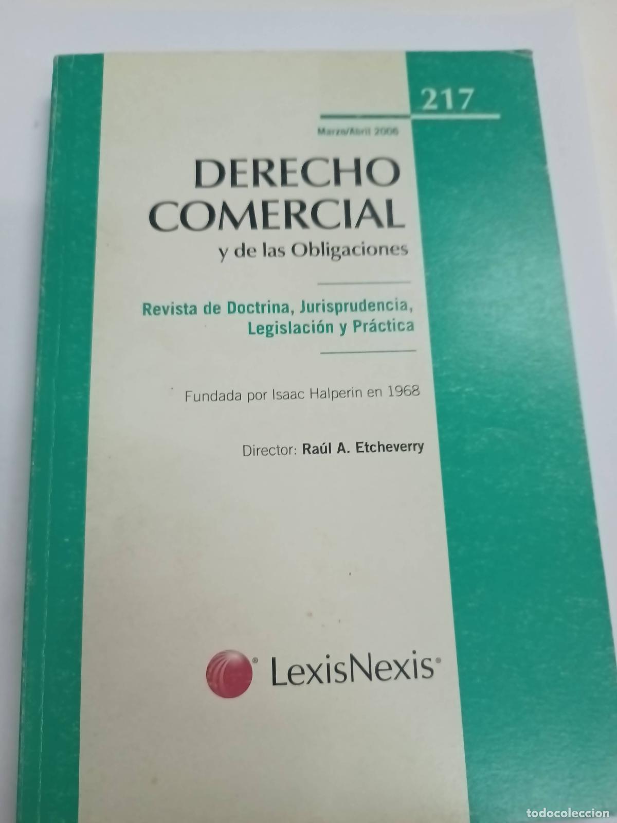 Livres d'occasion: Revista derecho comercial y de las obligaciones 217 - Ra&uacute;l Etcheverry