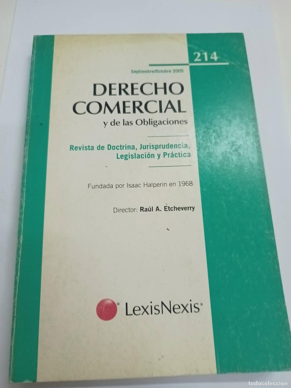Livres d'occasion: Revista derecho comercial y de las obligaciones 214 - Ra&uacute;l Etcheverry