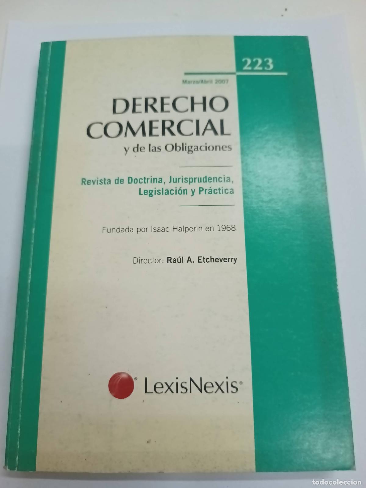 Livres d'occasion: Revista derecho comercial y de las obligaciones 223 - Ra&uacute;l Etcheverry
