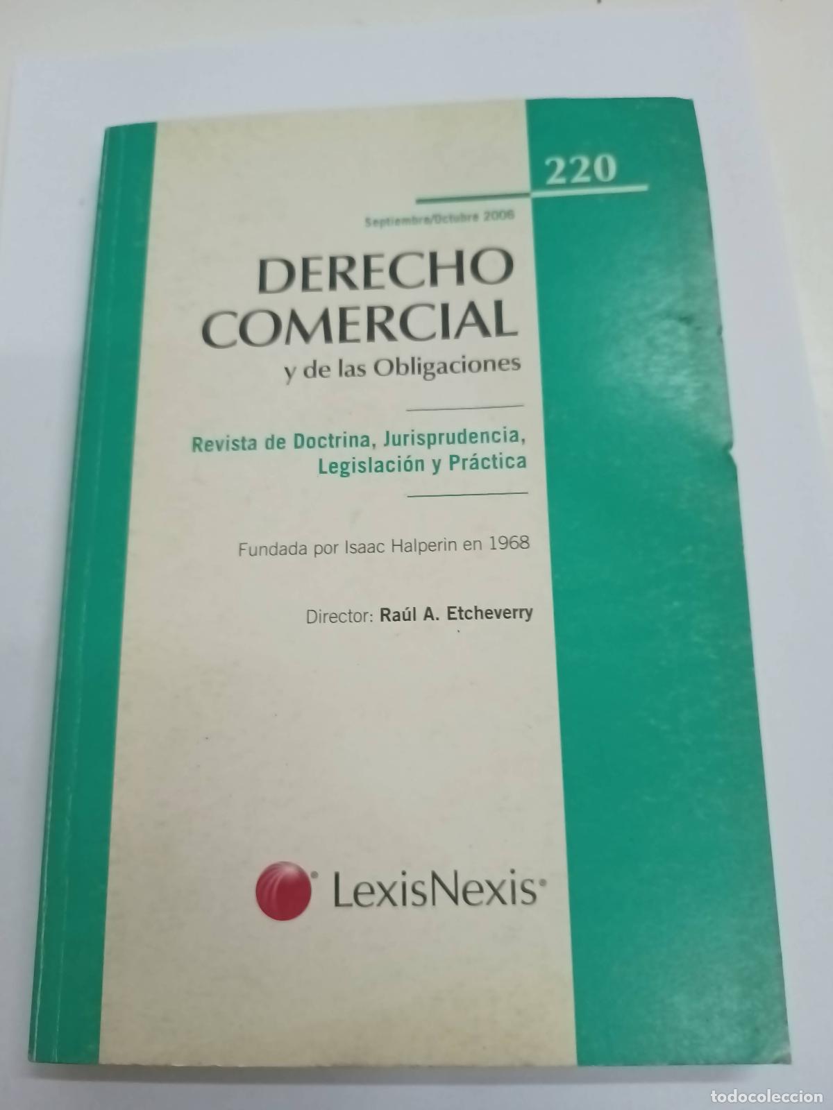 Livres d'occasion: Revista derecho comercial y de las obligaciones 220 - Ra&uacute;l Etcheverry