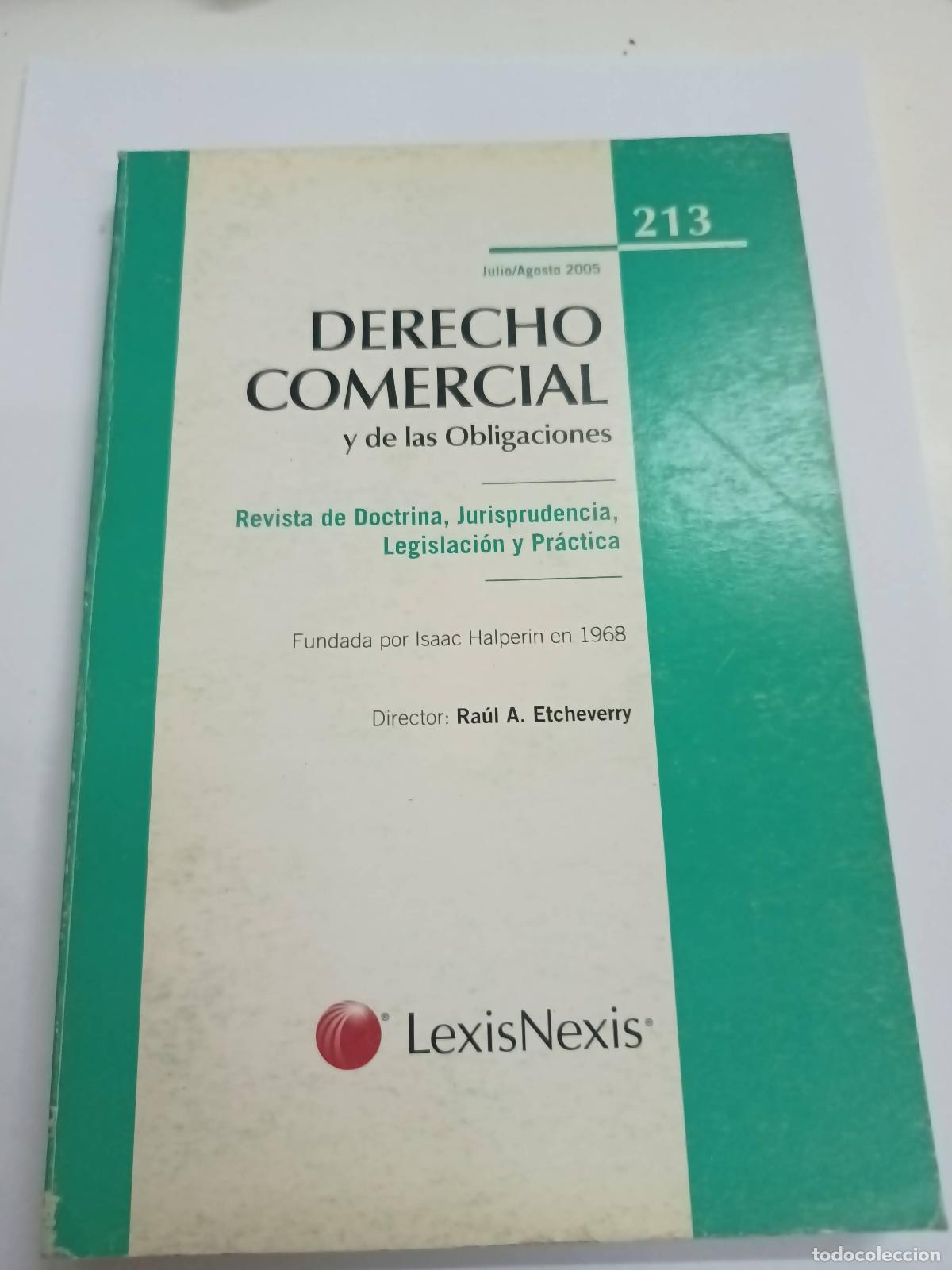 Livres d'occasion: Revista derecho comercial y de las obligaciones 213 - Ra&uacute;l Etcheverry