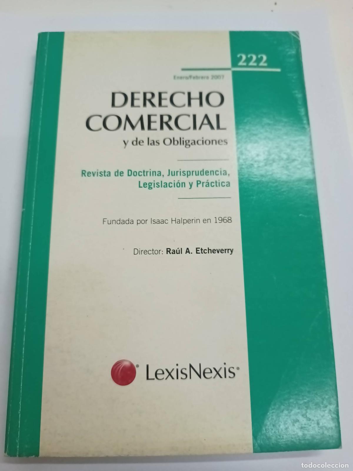Livres d'occasion: Revista derecho comercial y de las obligaciones 222 - Ra&uacute;l Etcheverry