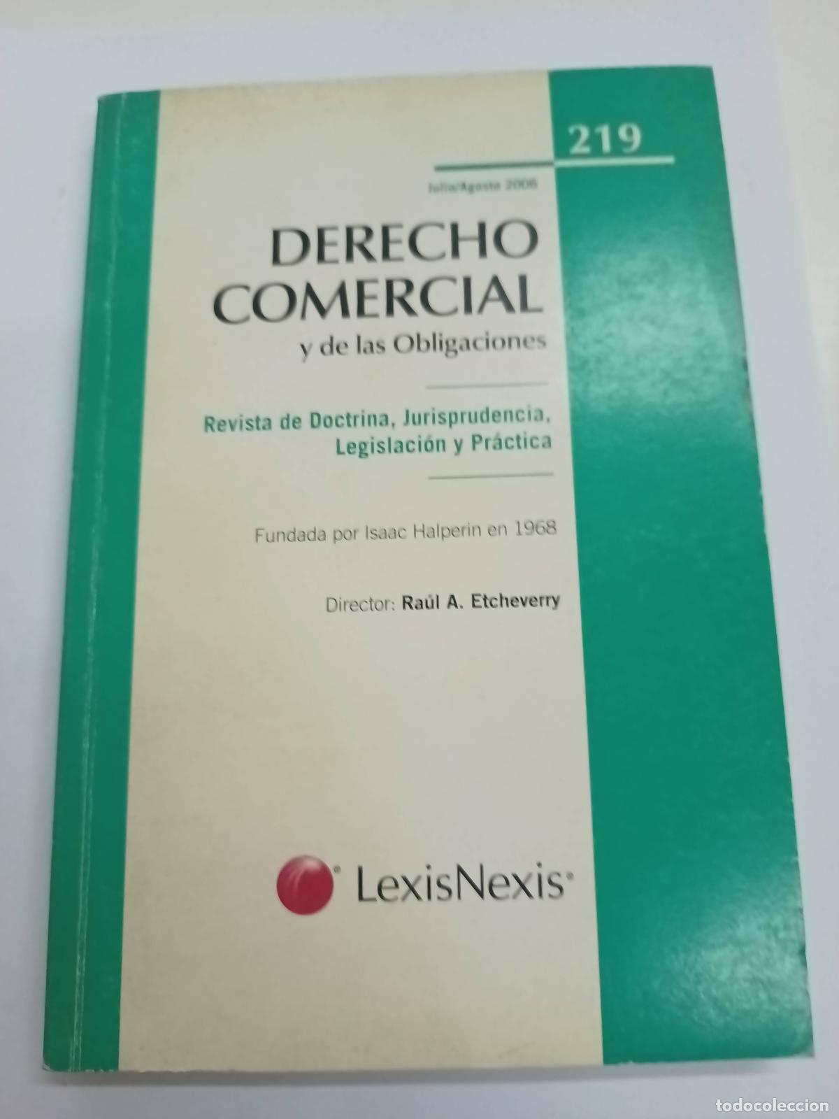 Libros de segunda mano: Revista derecho comercial y de las obligaciones 219 - Ra&uacute;l Etcheverry