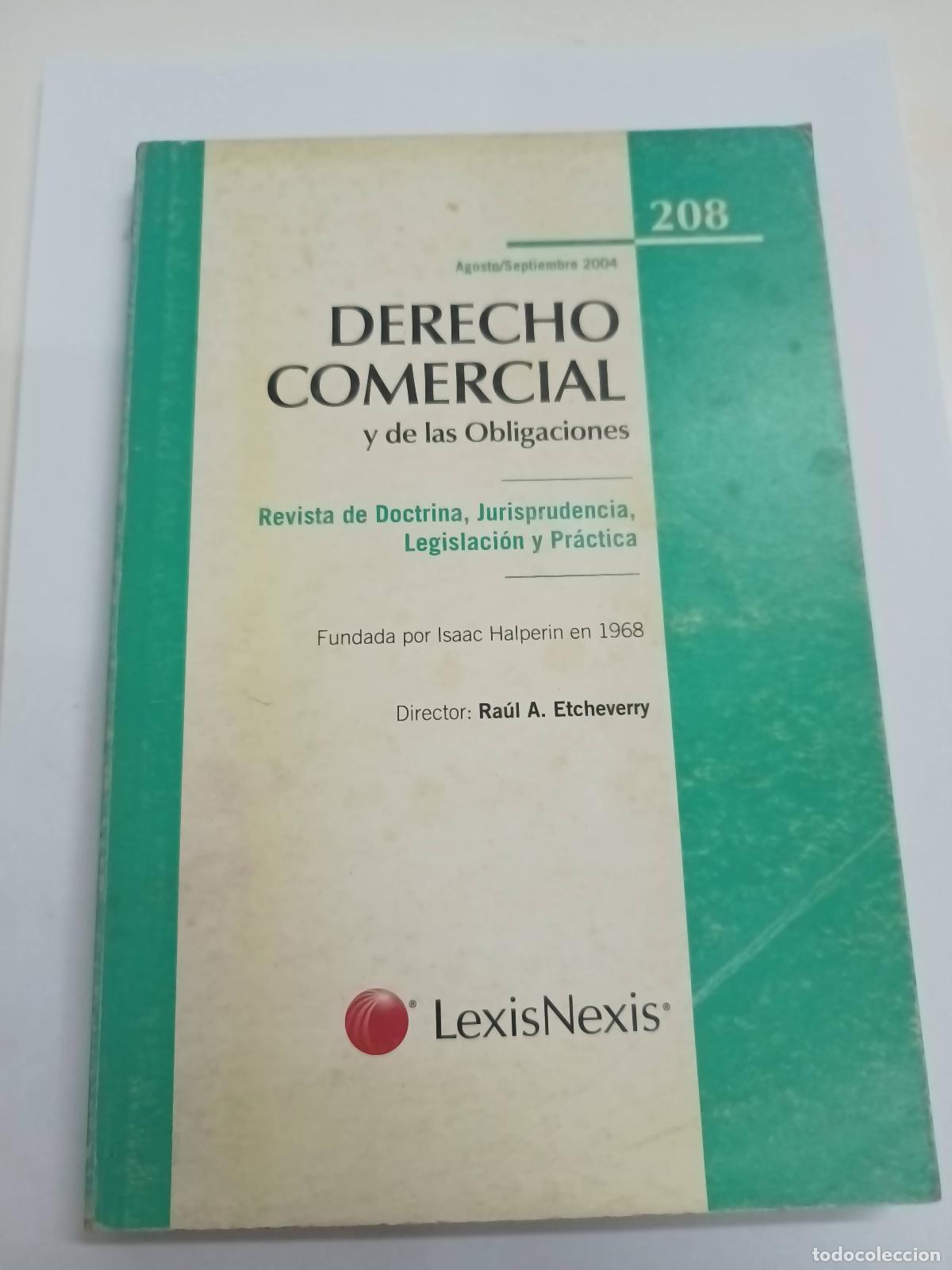 Libros de segunda mano: Revista derecho comercial y de las obligaciones 208 - Ra&uacute;l Etcheverry