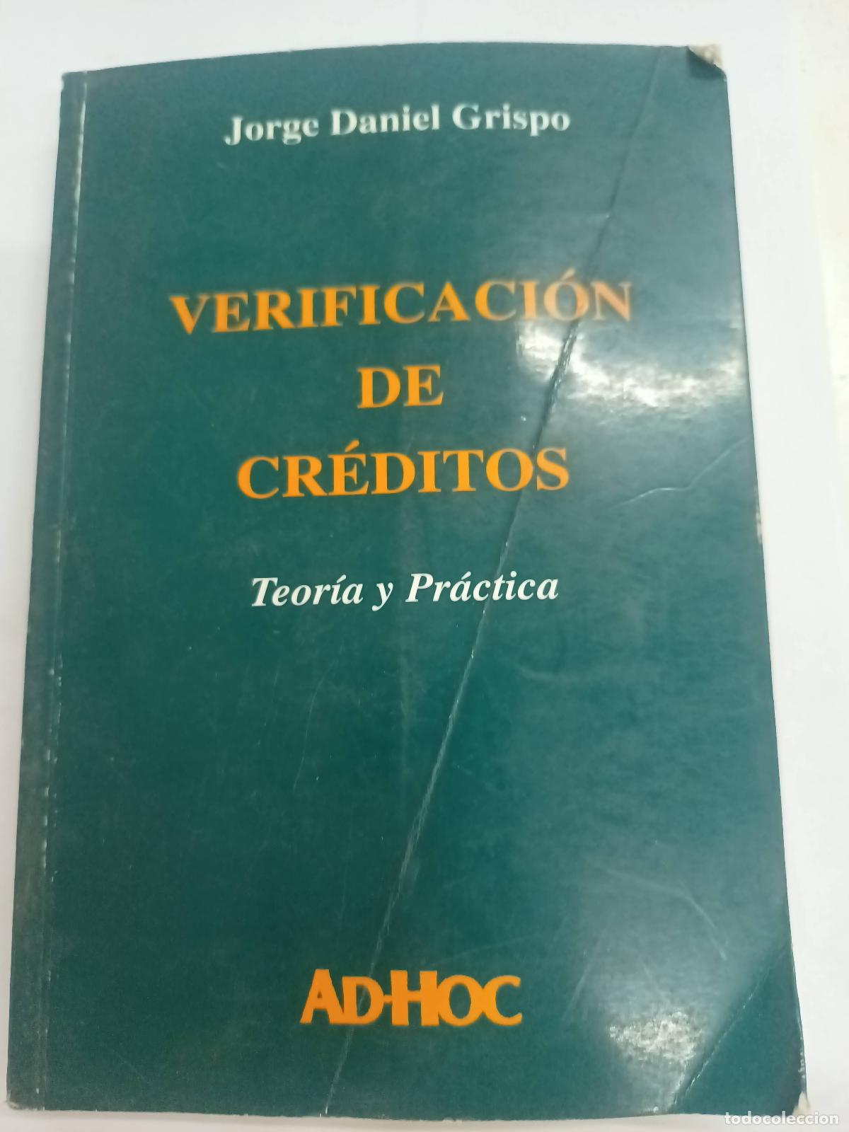 Gebrauchte B&uuml;cher: Verificaci&oacute;n de cr&eacute;ditos - Jorge Daniel Grispo