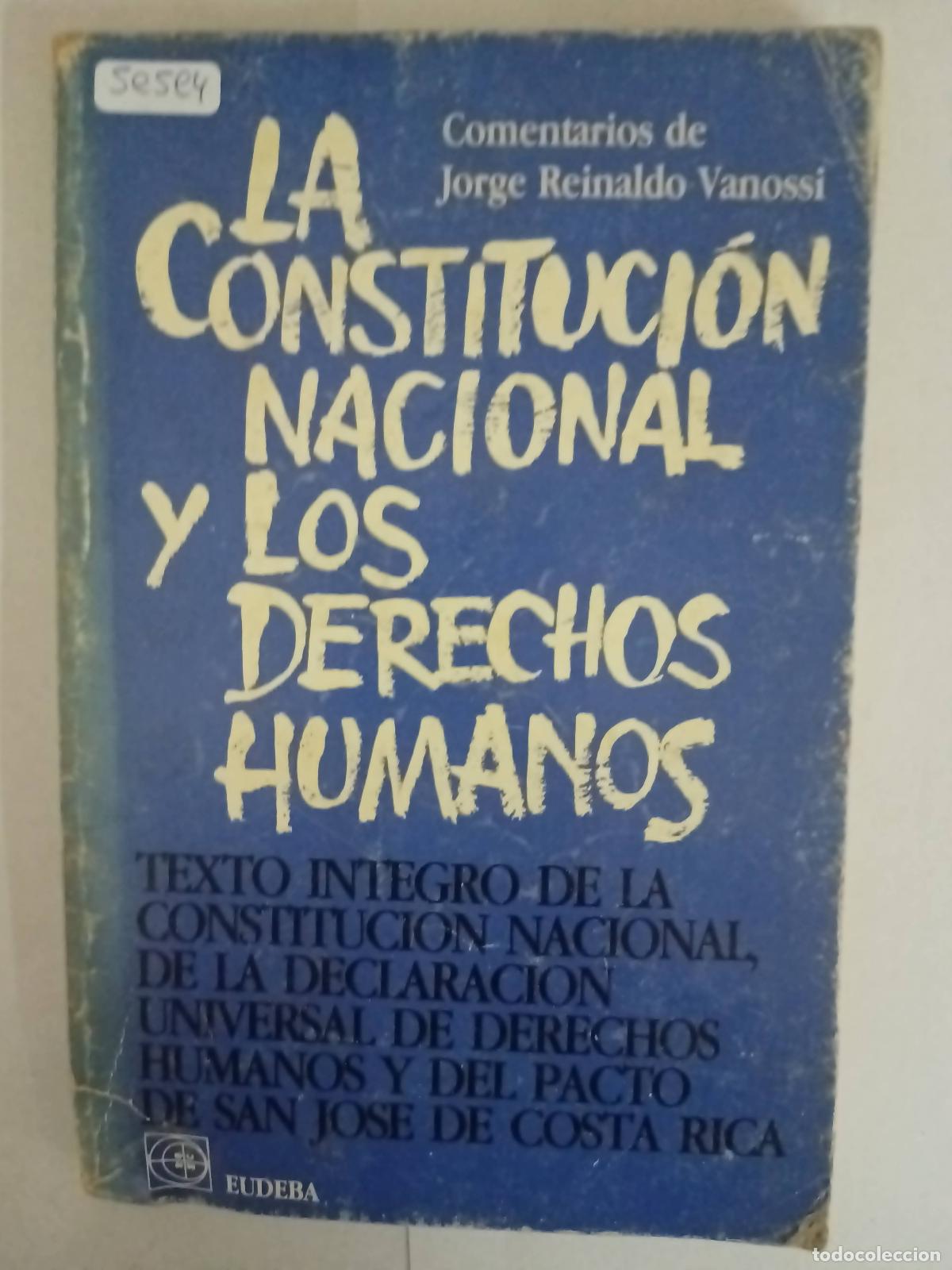 Libri di seconda mano: La constitucion nacional y los derechos humanos - Jose Reinaldo Vanossi