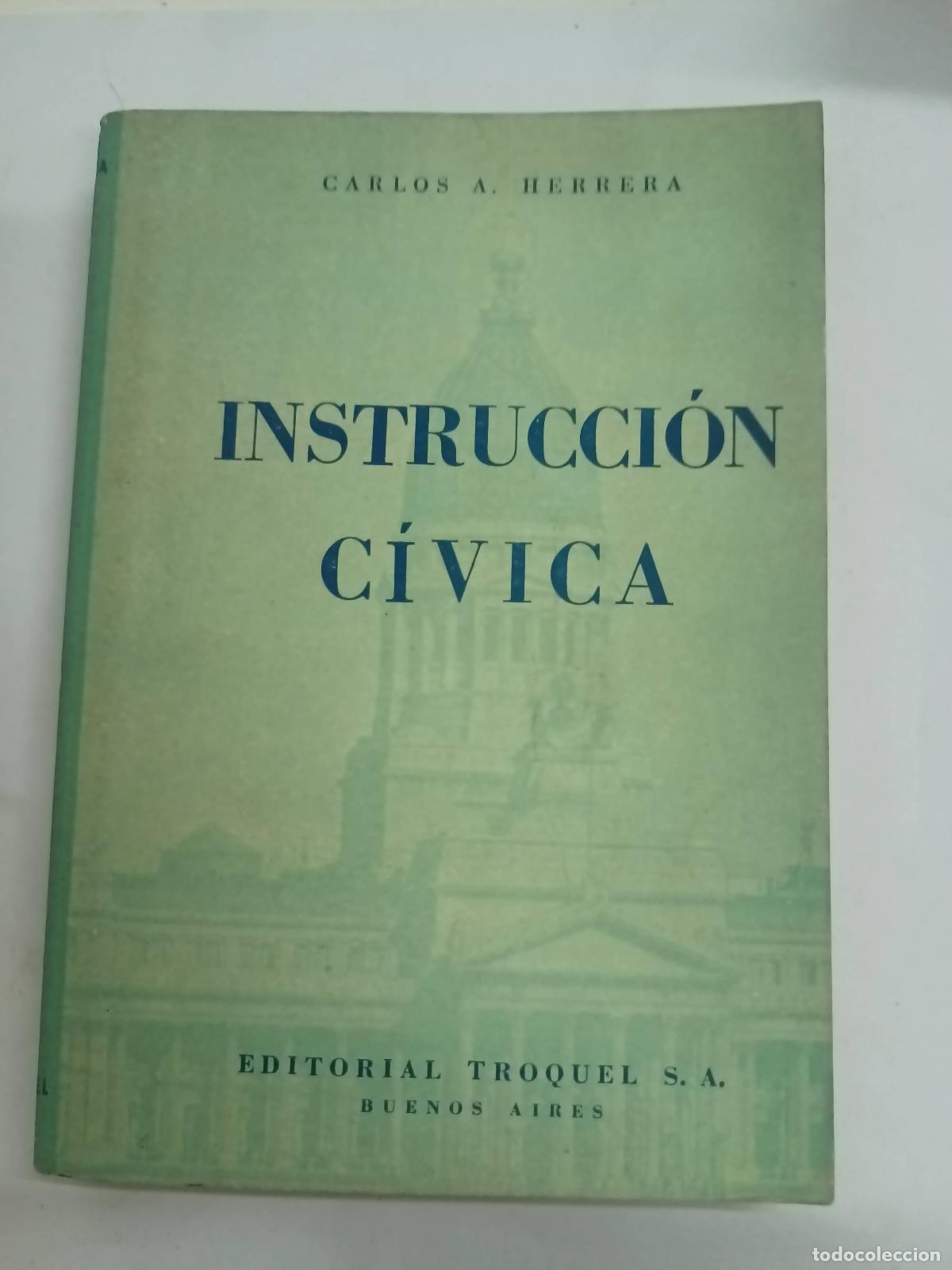 Libros de segunda mano: Instrucci&oacute;n c&iacute;vica - Carlos Herrera - Foto 1