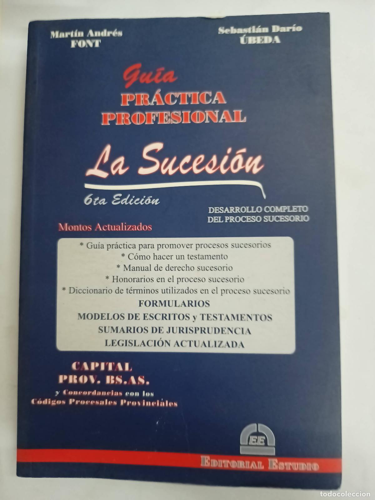Libros de segunda mano: La sucesi&oacute;n - Font - Ubeda