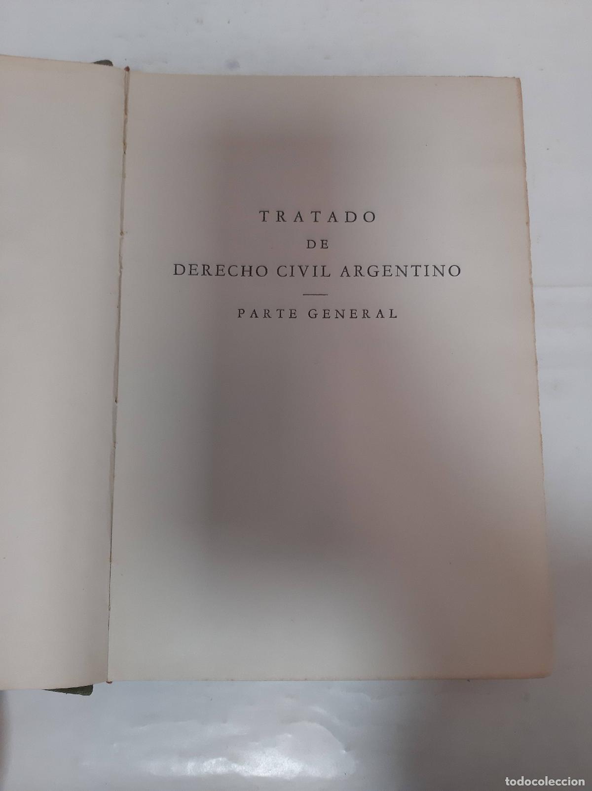 Libros de segunda mano: Tratado de Derecho Civil Argentino, Parte General II - Guillermo A Borda