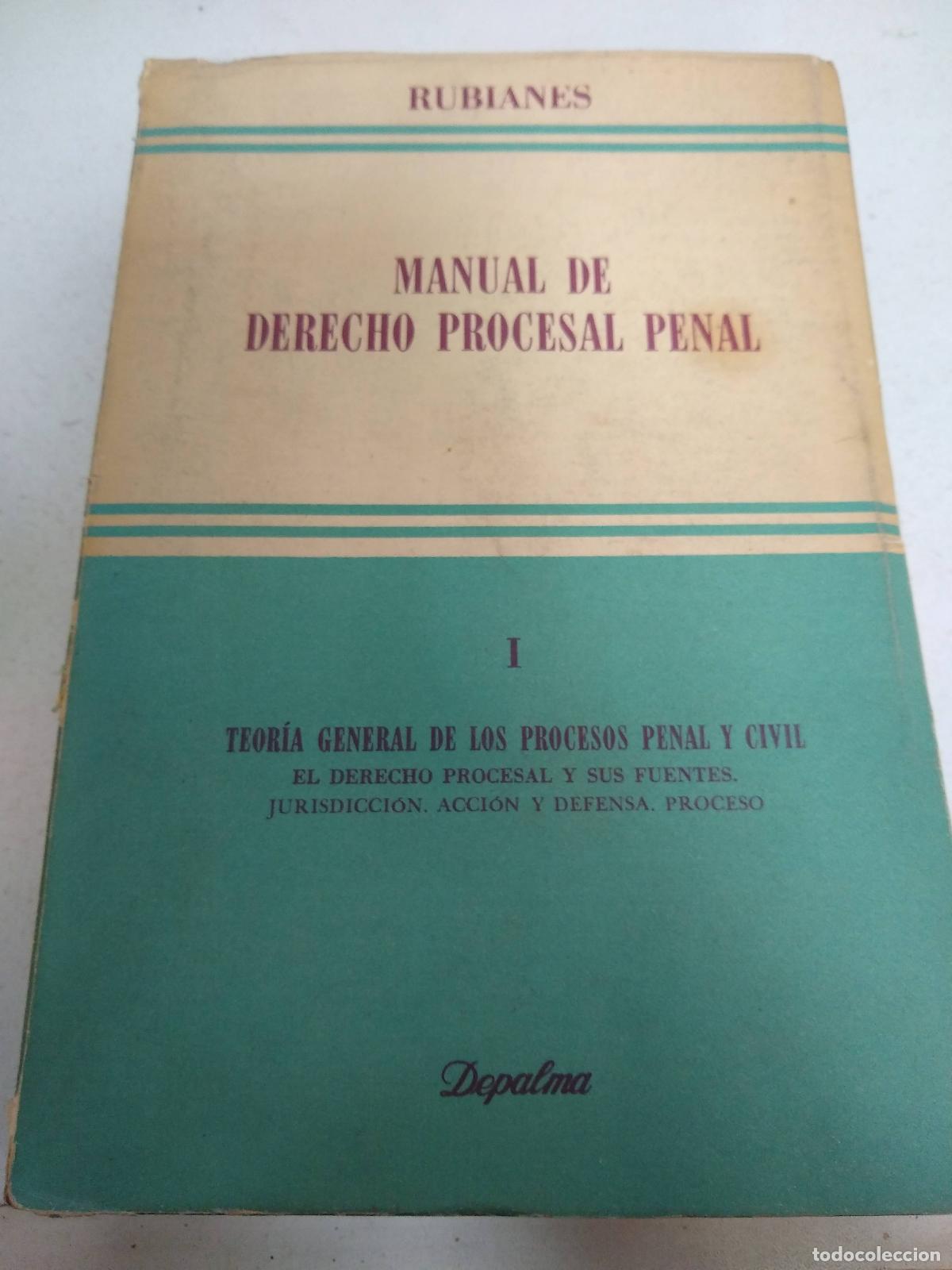 Second hand books: Manual de Derecho Procesal Penal I - Rubianes