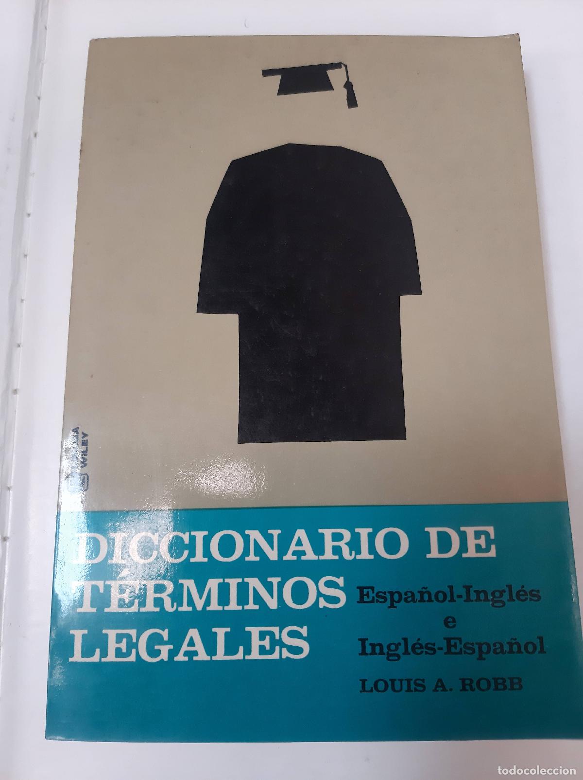 Gebrauchte B&uuml;cher: Diccionario De Terminos Legales - Louis A Robb