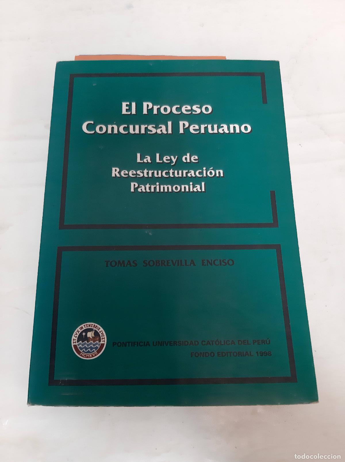 Libri di seconda mano: El proceso concursal peruano - Tomas Sobrevilla Enciso