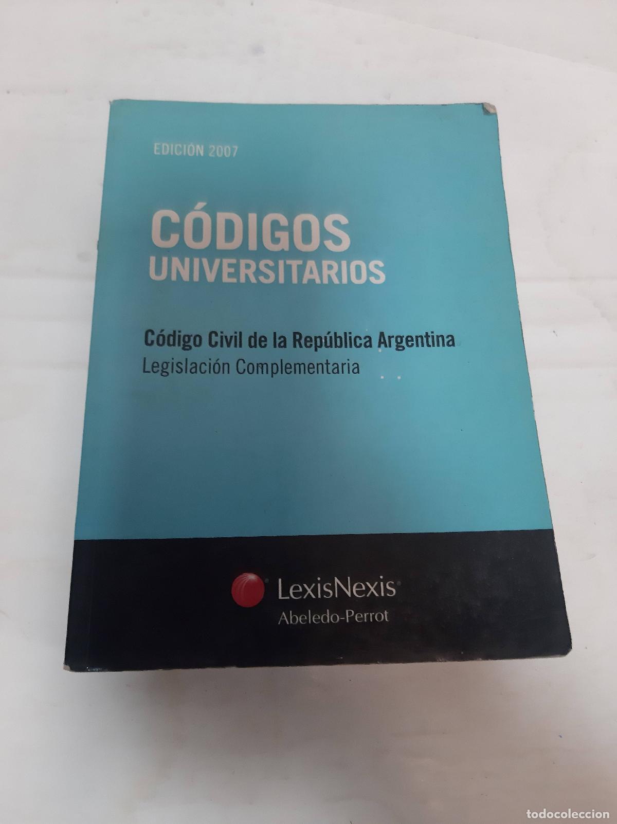Libri di seconda mano: Codigos universitarios Edicion 2007 - LexisNexis