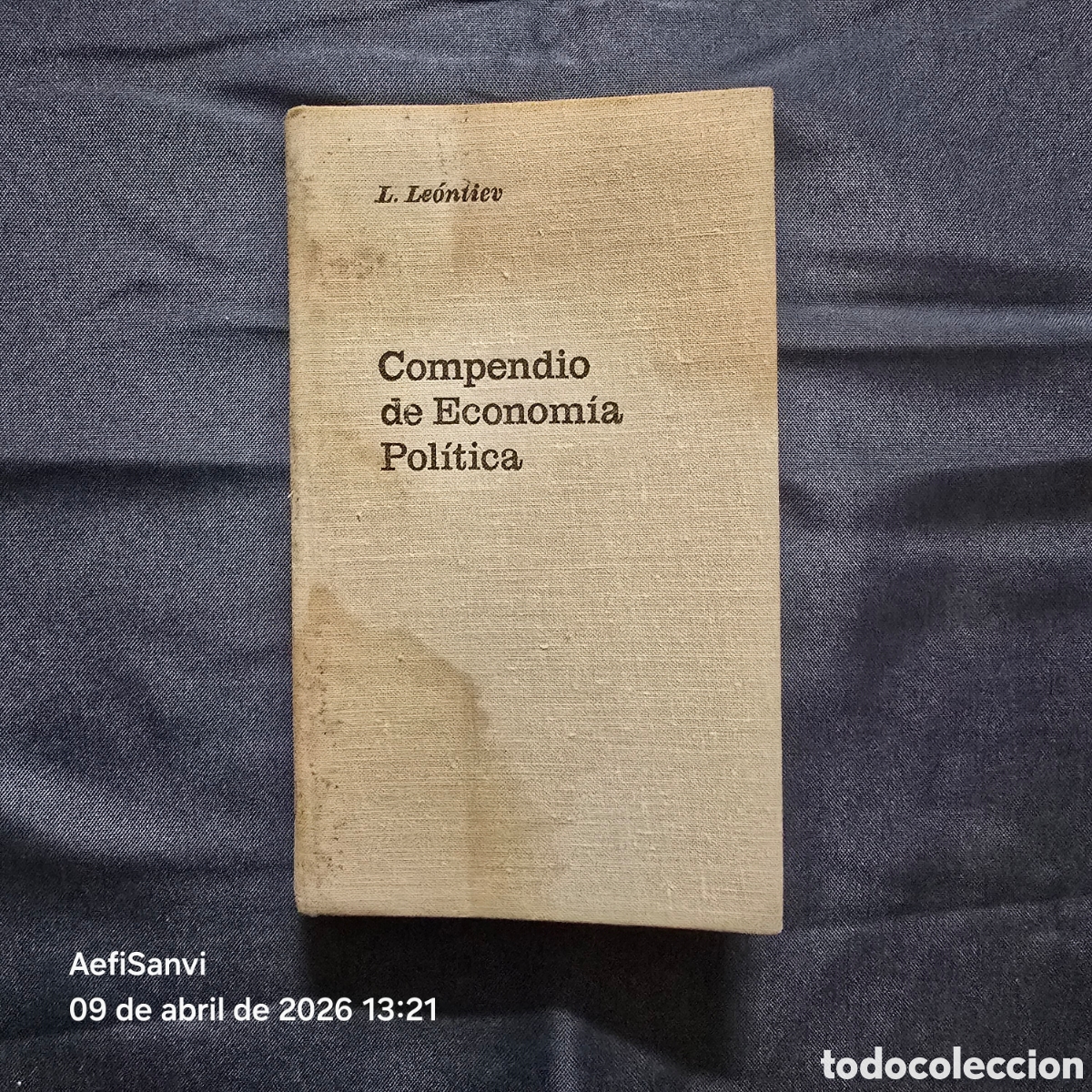 Libros de segunda mano: COMPENDIO DE ECONOM&Iacute;A POL&Iacute;TICA (L. LE&Oacute;NTIEV) (PROGRESO)