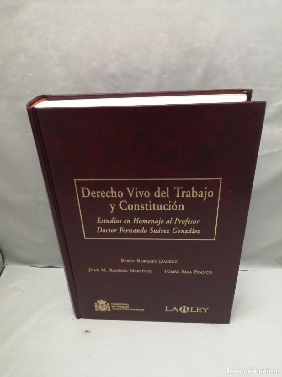 Libri di seconda mano: Derecho vivo del trabajo y constituci&oacute;n (Tapa dura, COMO NUEVO)