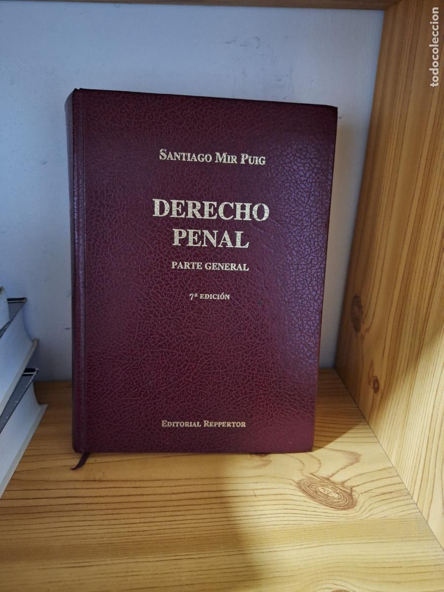 Libros de segunda mano: Derecho Penal. Parte General. Santiago Mir Puig. 7&ordf; edicion