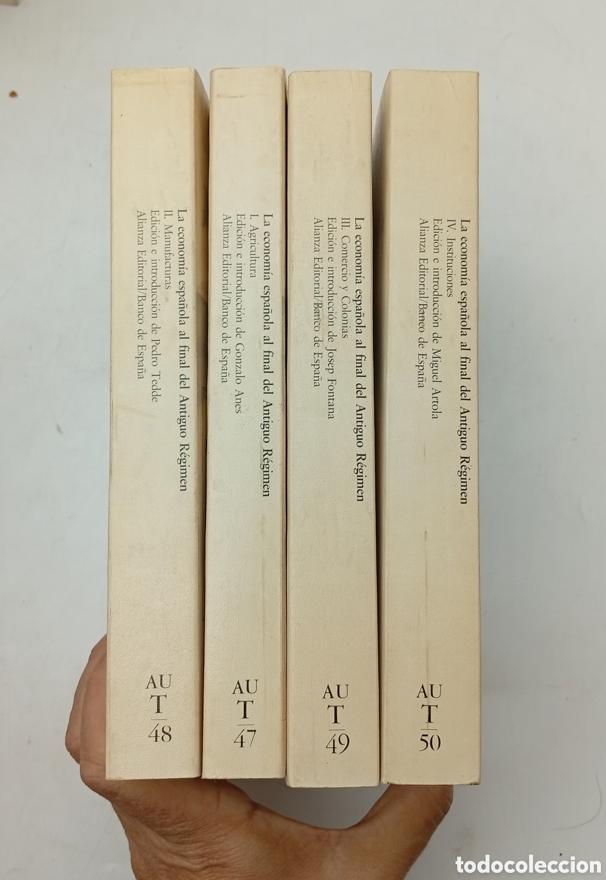 Libros de segunda mano: La econom&iacute;a espa&ntilde;ola al final del antiguo r&eacute;gimen Alianza Universidad