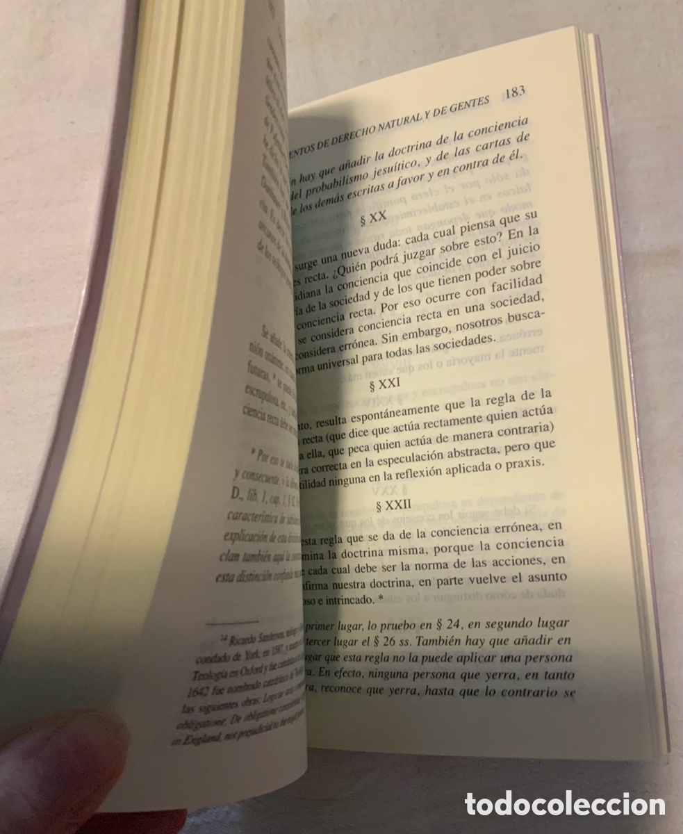 Libros de segunda mano: Fundamentos de derecho natural y de gentes. C. Thomasius - Foto 5