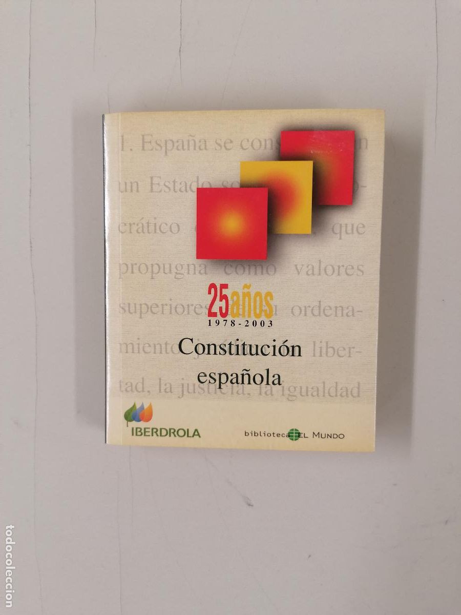 Libros de segunda mano: Constitucion espanola 1978-2003 25 anos