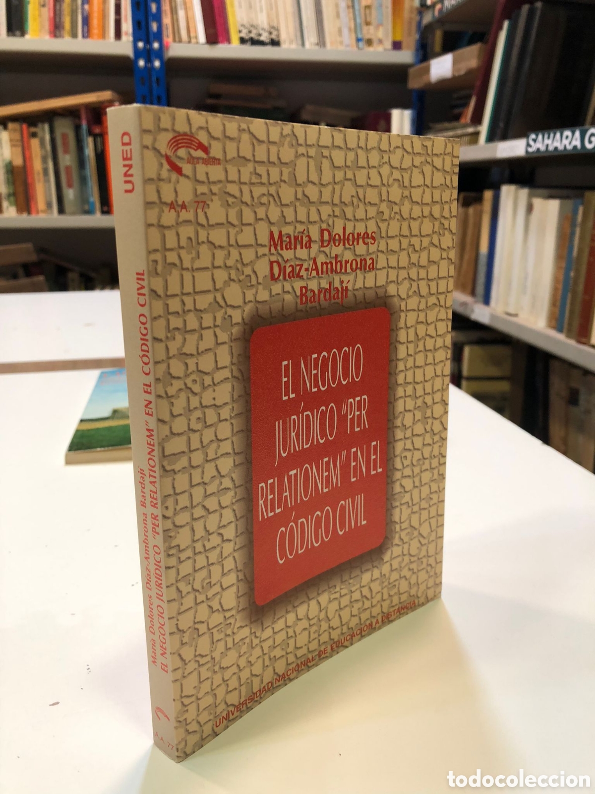 Second hand books: El negocio jur&iacute;dico &rdquo;per relationem&rdquo; en el C&oacute;digo civil - Mar&iacute;a Dolores D&iacute;az-Ambrona Bardaj&iacute;