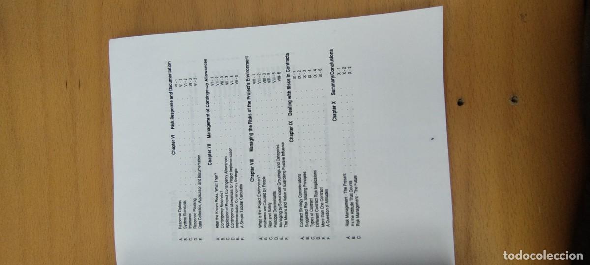 Libros de segunda mano: RISK MANAGEMENT / / KARA 7 / PMI / EN INGLES - Foto 12