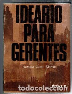 Libros de segunda mano: Ideario para gerentes, Antonio Ivars Moreno