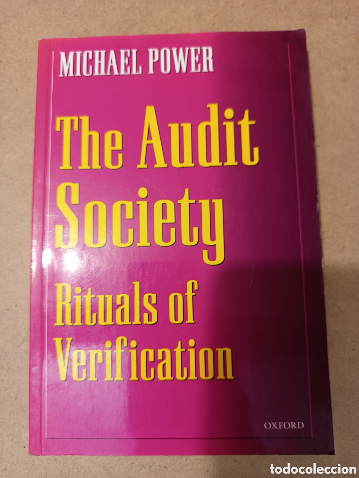 Libros de segunda mano: THE AUDIT SOCIETY (MICHAEL POWER)
