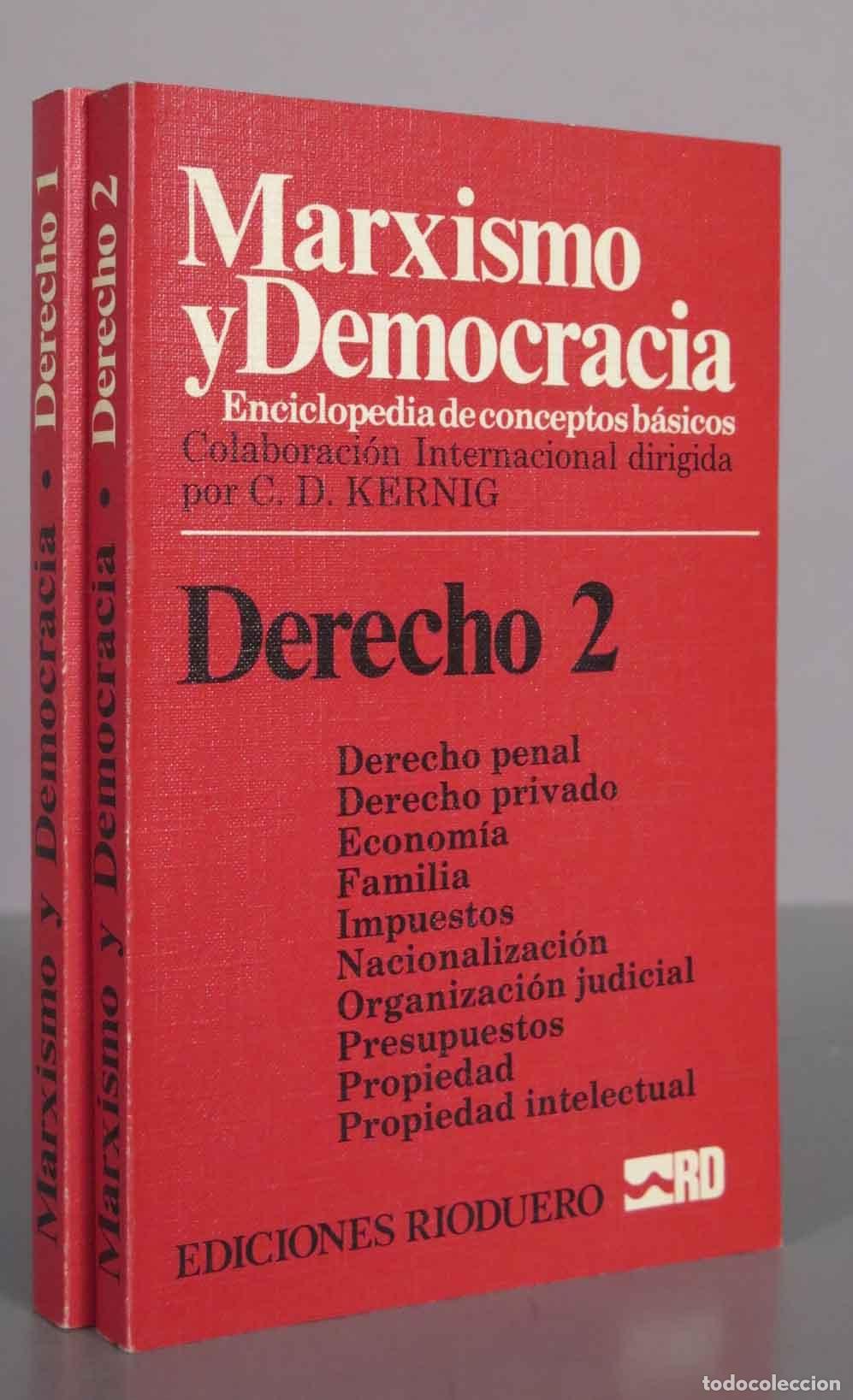 Libros de segunda mano: Marxismo y Democracia: Enciclopedia de conceptos b&aacute;sicos - C. D. Kernig 2 TOMOS