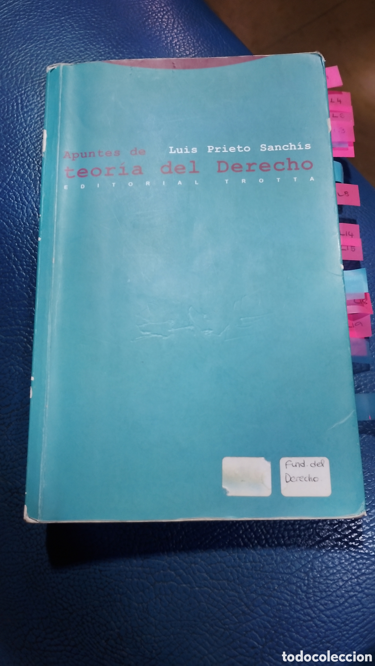 Libros de segunda mano: Libro apuntes de teor&iacute;a del derecho