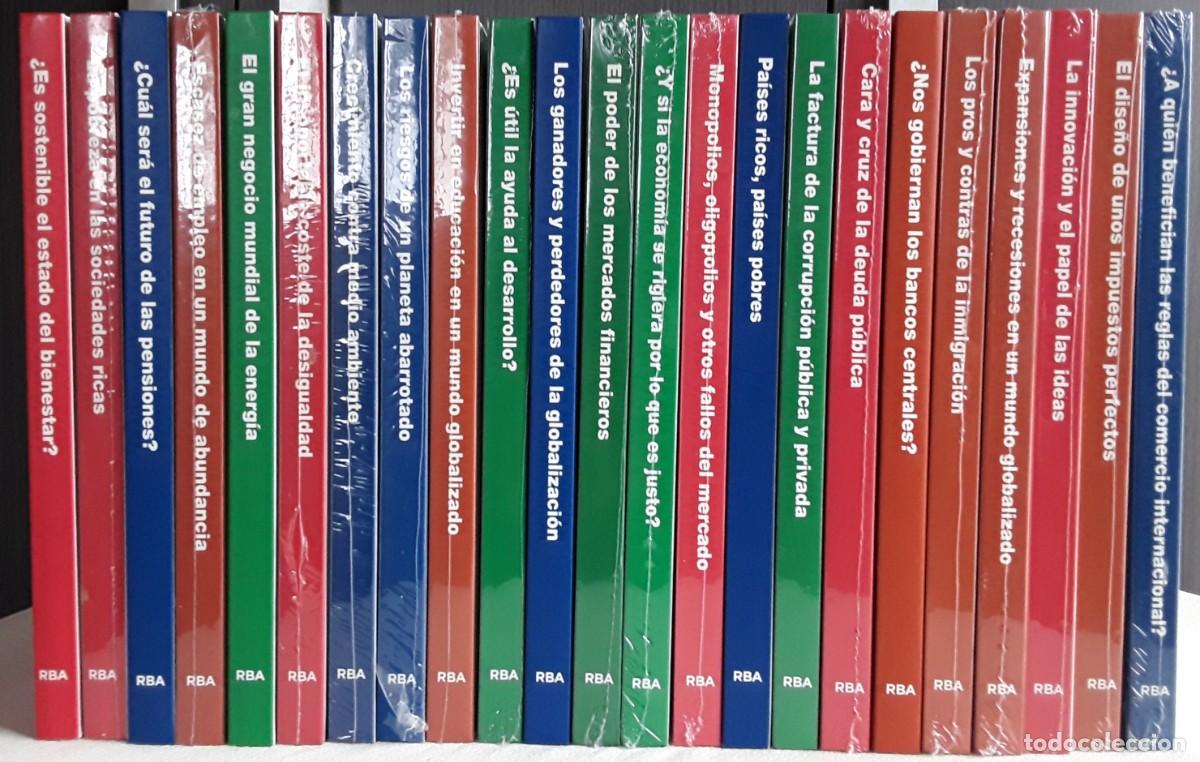 Libros de segunda mano: RETOS DE LA ECONOM&Iacute;A. 23 VOL&Uacute;MENES. PRECINTADOS.