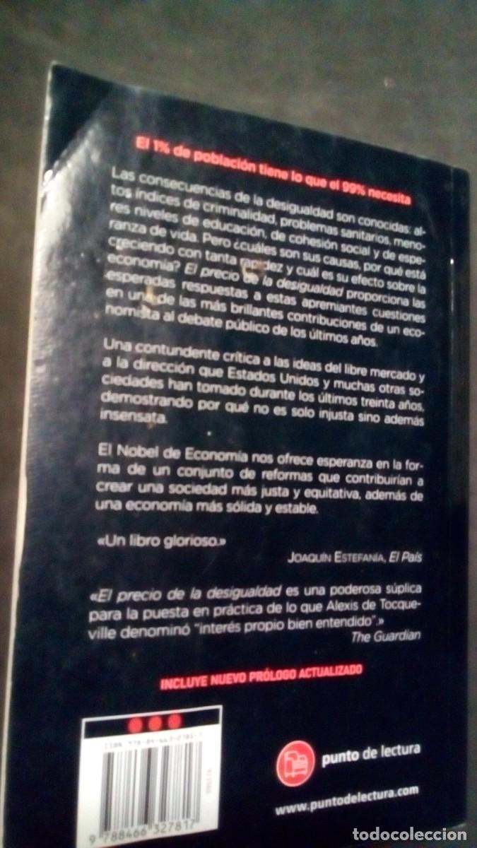 Libros de segunda mano: Joseph E. Stiglitz . El precio de la desigualdad - Foto 2