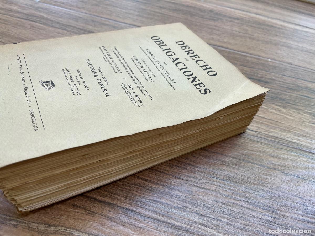 Libros de segunda mano: DERECHO DE OBLIGACIONES - ENNECCERUS - Foto 3