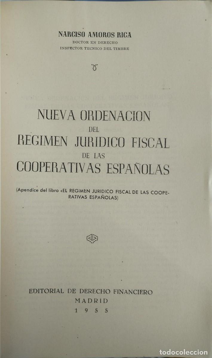 Libros de segunda mano: Nueva Ordenaci&oacute;n del R&eacute;gimen Jur&iacute;dico Fiscal de las Cooperativas Espa&ntilde;olas