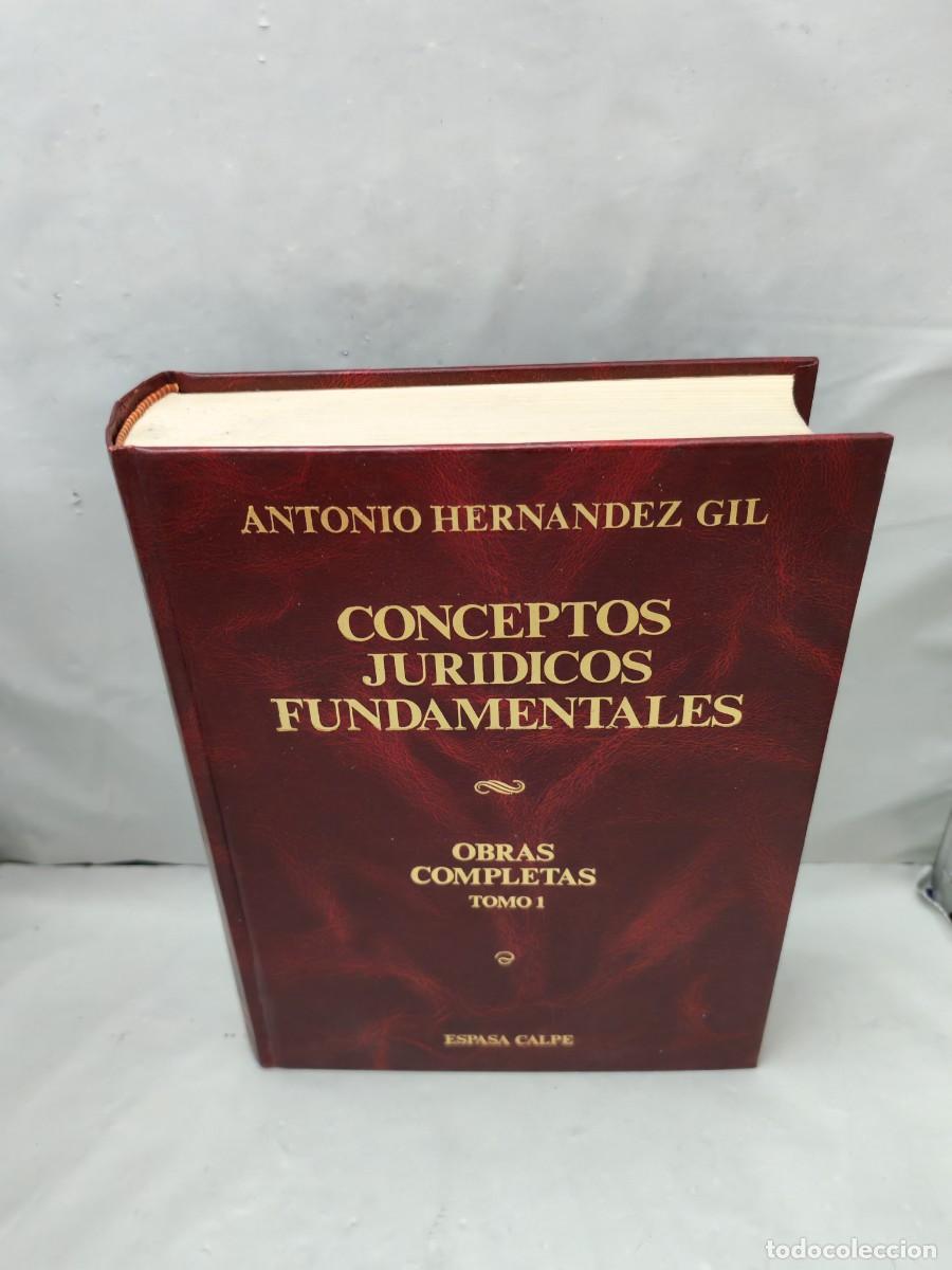 Gebrauchte B&uuml;cher: Antonio Hern&aacute;ndez Gil. Obras completas, Tomo 1: Conceptos Jur&iacute;dicos Fundamentales