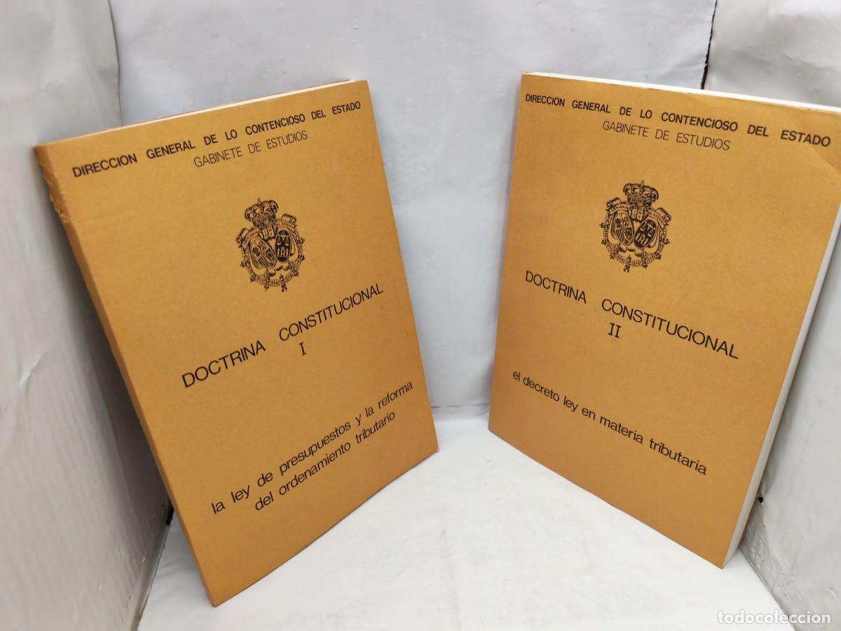 Second hand books: Doctrina Constitucional, Tomos I y II (1982)