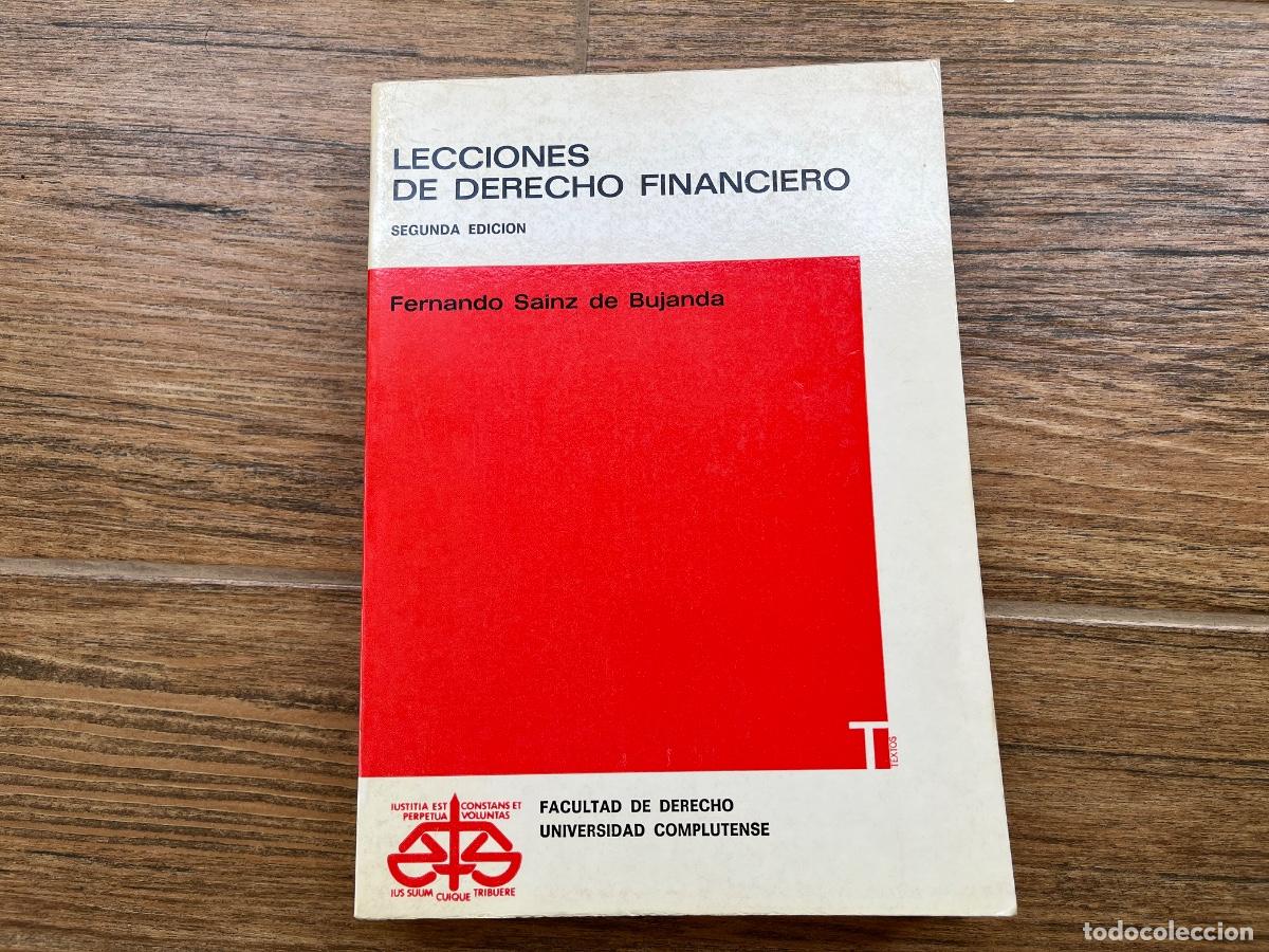 Libros de segunda mano: Lecciones de derecho financiero - SAINZ DE BUJANDA FERNANDO