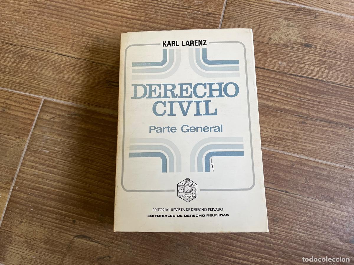 Libros de segunda mano: KARL LARENZ, DERECHO CIVIL, PARTE GENERAL