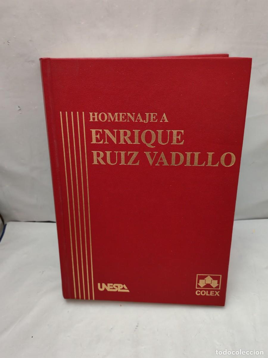 Second hand books: Homenaje a Enrique Ruiz Vadillo (Primera edici&oacute;n, tapa dura)