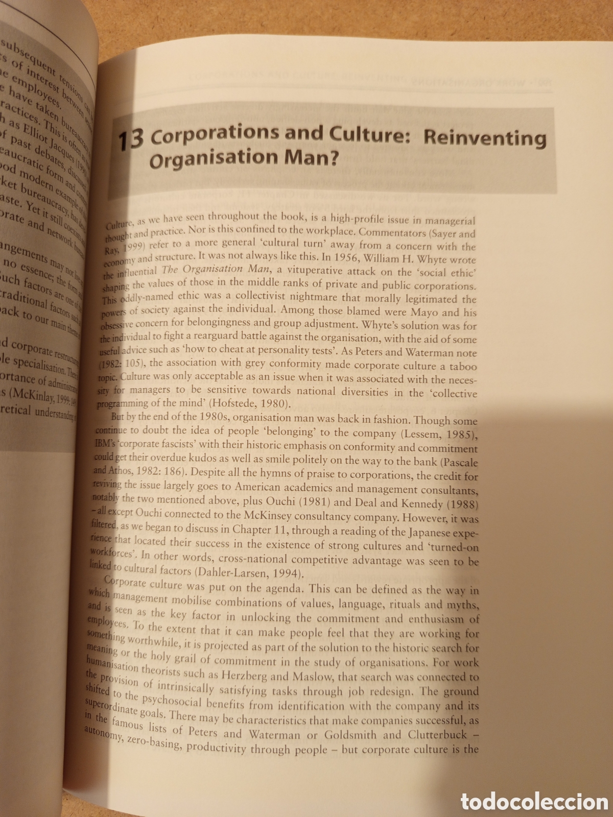 Libros de segunda mano: WORK ORGANISATIONS (PAUL THOMPSON / DAVID MCHUGH) - Foto 12