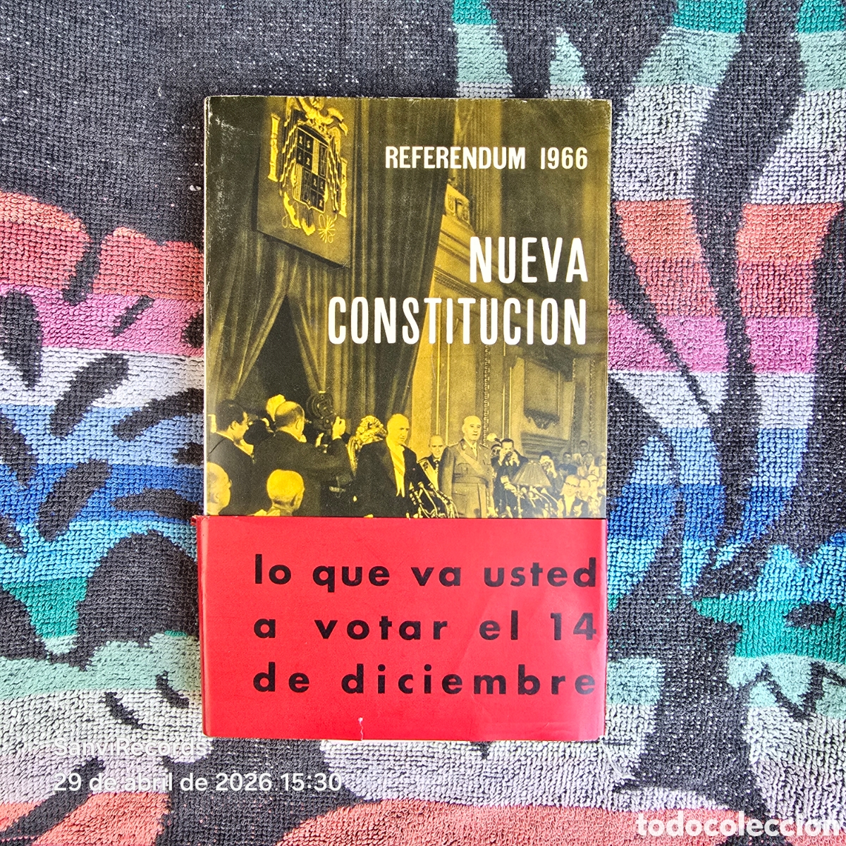 Libros de segunda mano: NUEVA CONSTITUCI&Oacute;N, REFERENDUM 1966