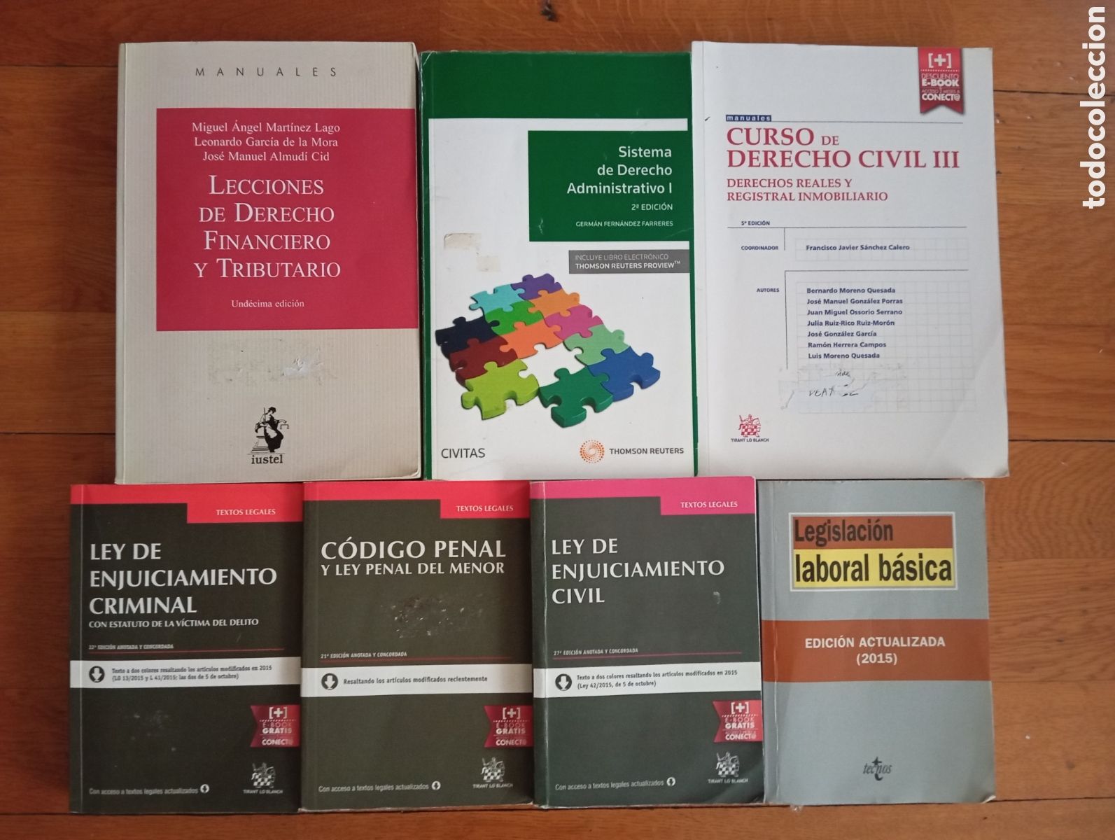 Libros de segunda mano: Derecho Lote de libros