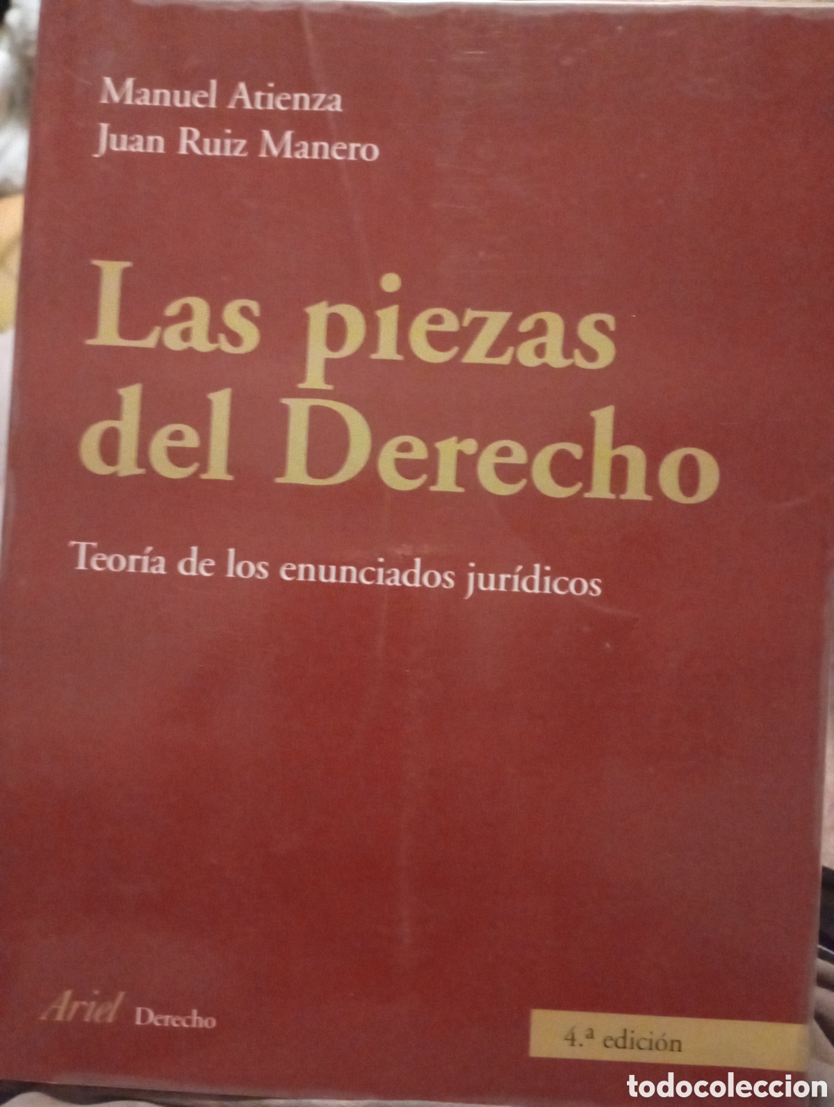 Libros de segunda mano: LAS PIEZAS DEL DERECHO Manuel Atienza