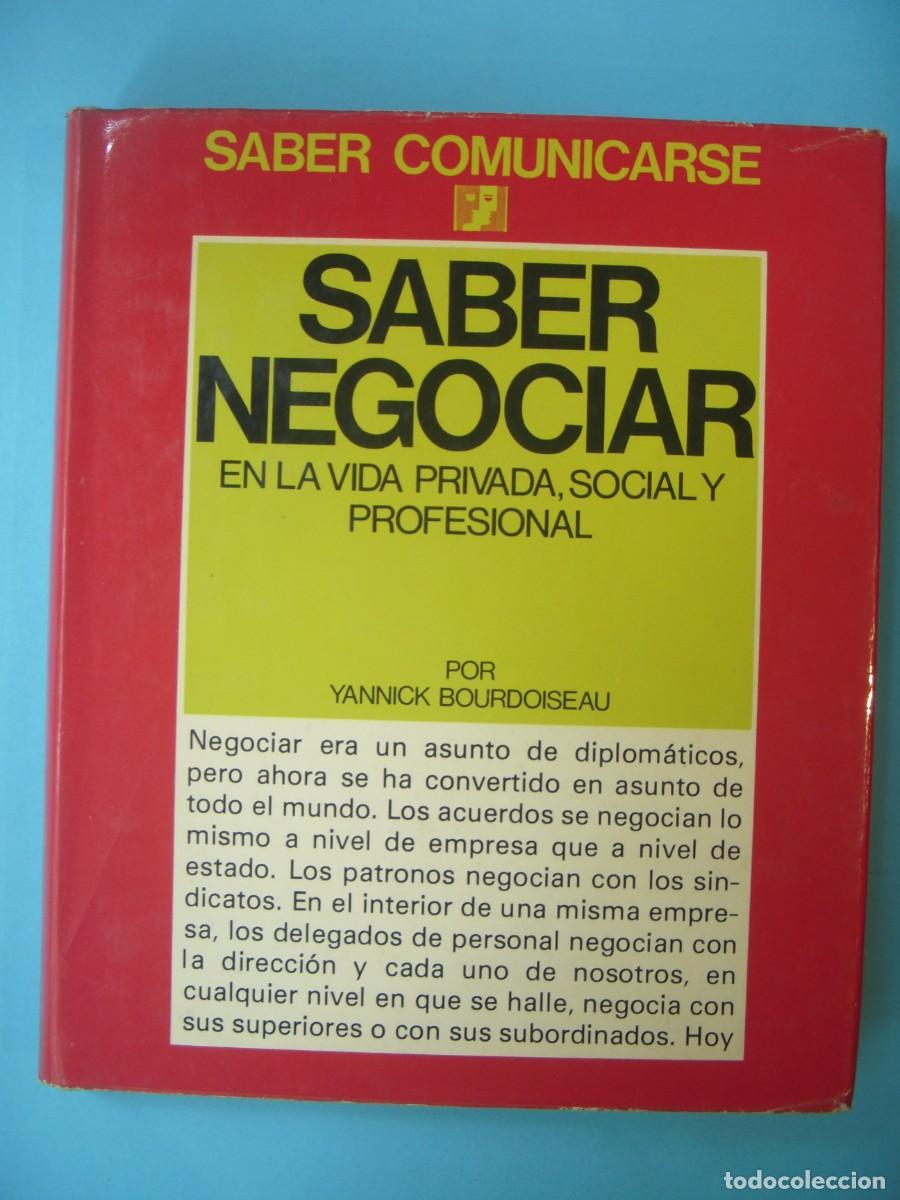 Libros de segunda mano: SABER NEGOCIAR EN LA VIDA PRIVADA, SOCIAL Y PROFESIONAL - YANNICK BOURDOISEAU - EDIC. MENSAJERO 1997