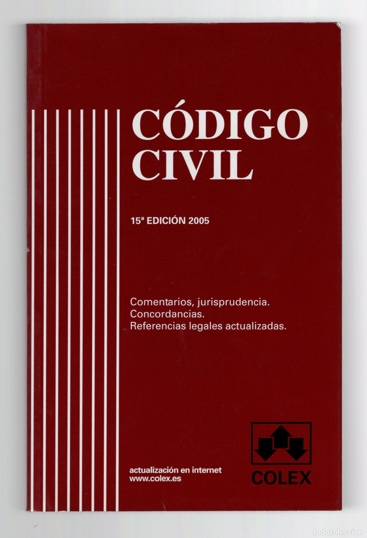 Libros de segunda mano: 1080 | C&oacute;digo Civil. Varios magistrados, notario y fiscal -Editorial Colex, 2005-