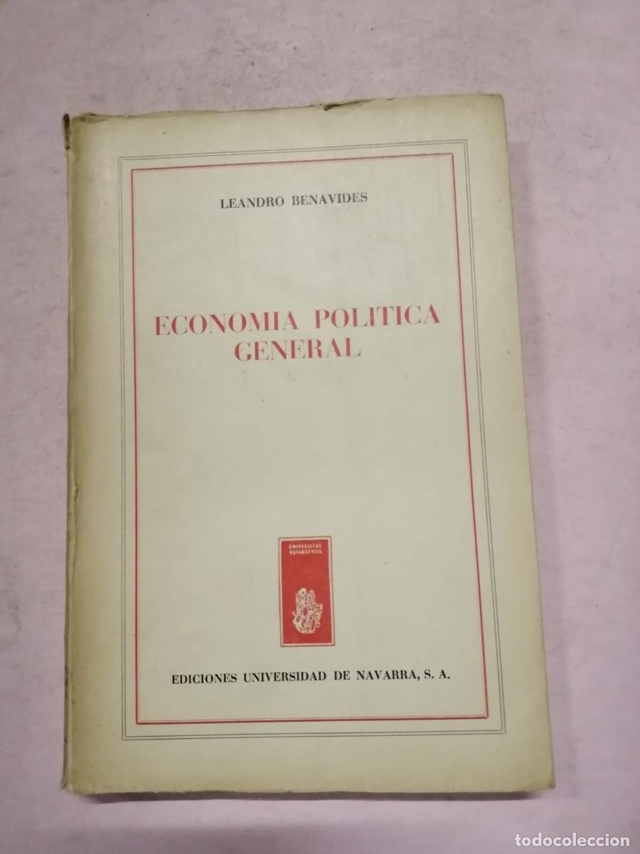 Libros de segunda mano: ECONOMIA POLITICA GENERAL (LEANDRO BENAVIDES)