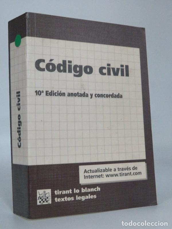 Libros de segunda mano: C&oacute;digo Civil - Blasco Gasc&oacute;, Francisco de Paula - Librer&iacute;a Tirant Lo Blanch - Textos Legales