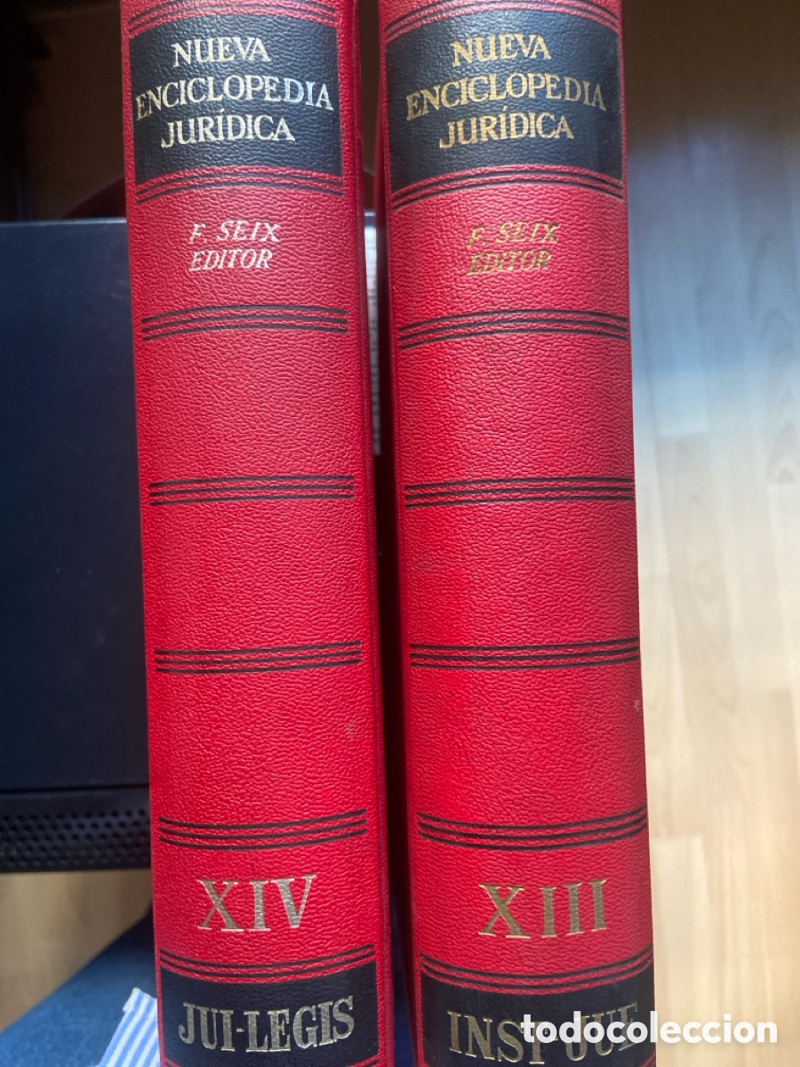 Libros de segunda mano: 14 tomos de la nueva enciclopedia jur&iacute;dica F Seix . Editor, 1968.