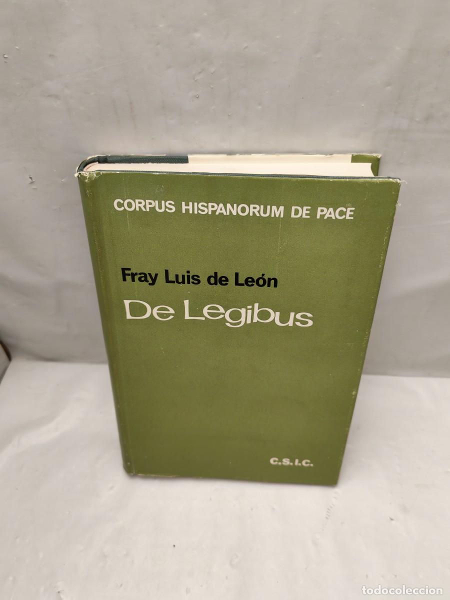 Gebrauchte B&uuml;cher: De Legibus o Tratado de las leyes 1571 (1&ordf; edici&oacute;n, Colecci&oacute;n: Corpus Hispanorium de Pace)