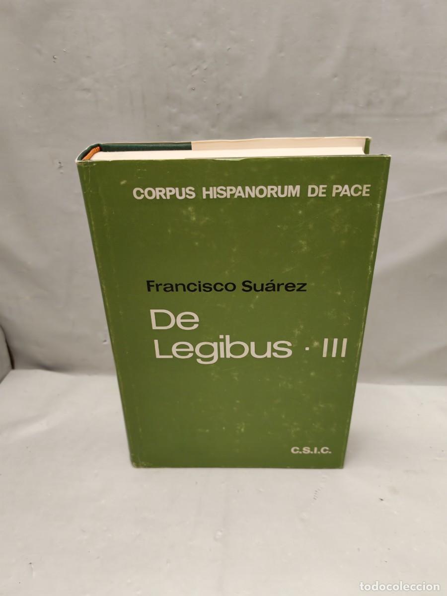 Gebrauchte B&uuml;cher: De Legibus III (Primera edici&oacute;n tapa dura, Colecci&oacute;n: Corpus Hispanorium de Pace)