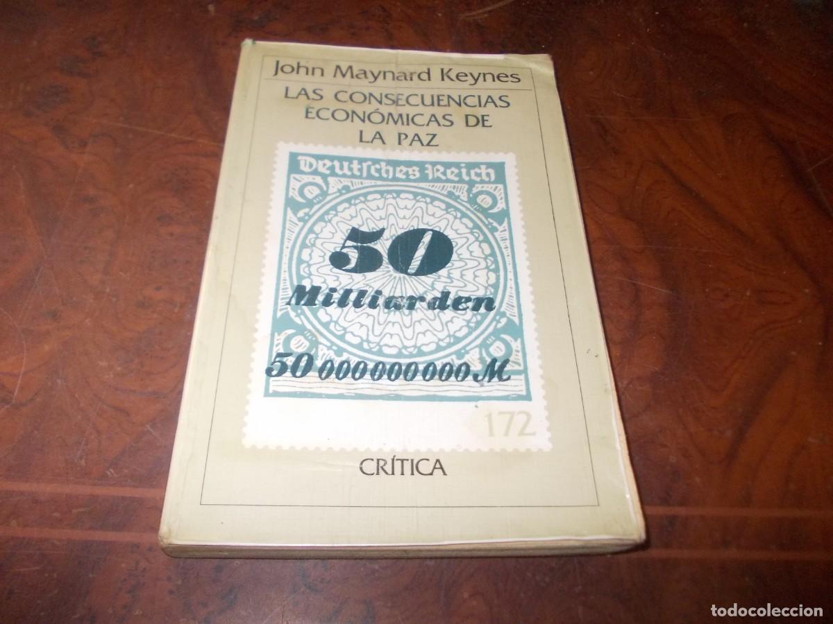 Libros de segunda mano: Las consecuencias econ&oacute;micas de la paz. John Maynard Keynes. Cr&iacute;tica 1.987, defectos